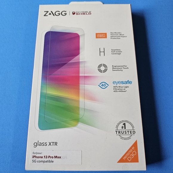 ZAGG Cell Phones & Accessories Iphone 3 Pro Max Zagg Glass Xtr